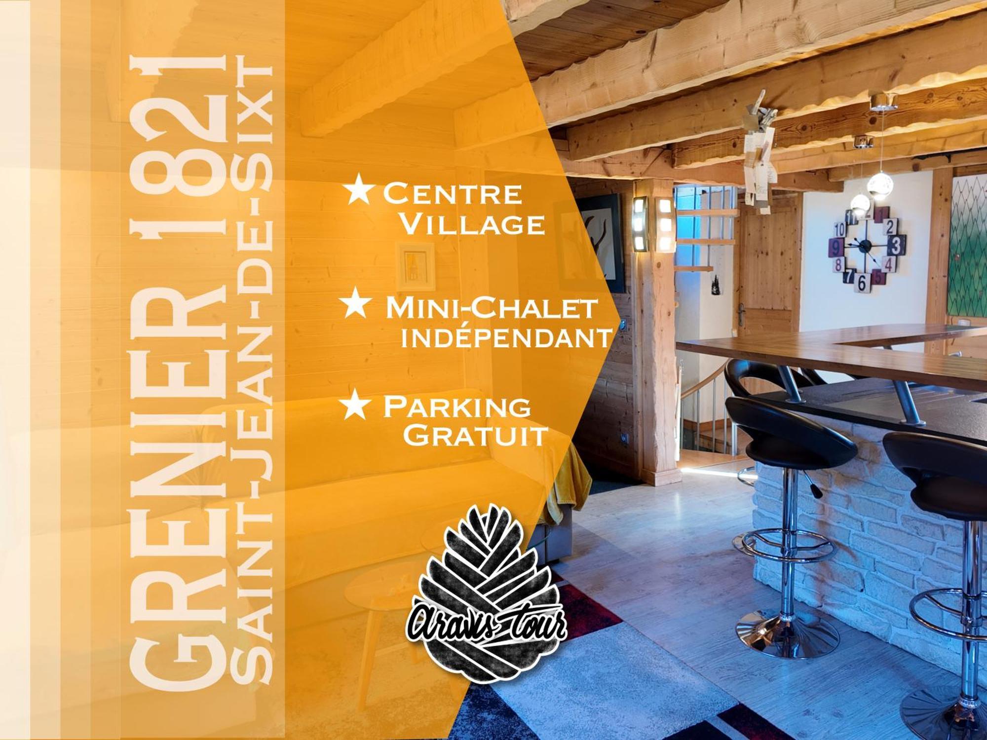 Le Grenier 1821 - Mini Chalet - Centre Village - Aravistour Saint-Jean-de-Sixt Bagian luar foto